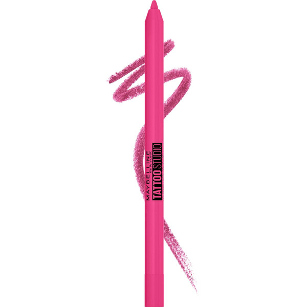 Maybelline Tattoo Studio Sharpenable Gel Pencil Waterproof Longwear Eyeliner, Ultra Pink - 0.04 oz