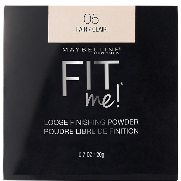 Maybelline Fit Me Loose Finishing Powder, Lightweight Face Makeup, Fair - 0.7 oz
