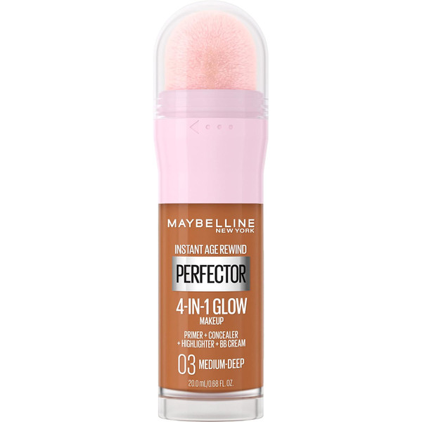 Maybelline Instant Age Rewind Instant Perfector 4-In-1 Glow Makeup, Medium/Deep - 0.68 fl oz