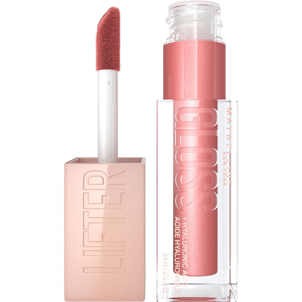 Maybelline Lifter Gloss Lip Gloss Makeup With Hyaluronic Acid, Moon - 0.18 fl oz