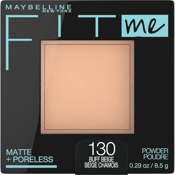 Maybelline Fit Me Matte + Poreless Pressed Face Powder Makeup, Buff Beige - 0.29 oz