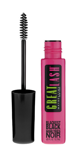 Maybelline Great Lash Volumizing and Lengthening Mascara 100 Blackest Black - 1 Ct