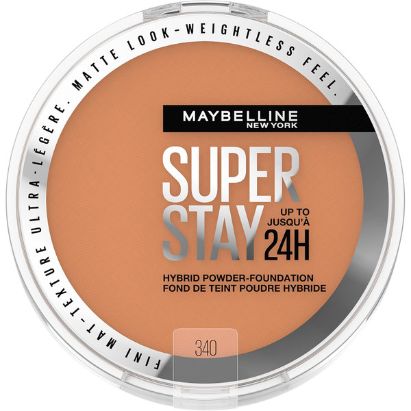 Maybelline Super Stay Super Stay Up to 24HR Hybrid Powder-Foundation, 340 - 0.21 oz