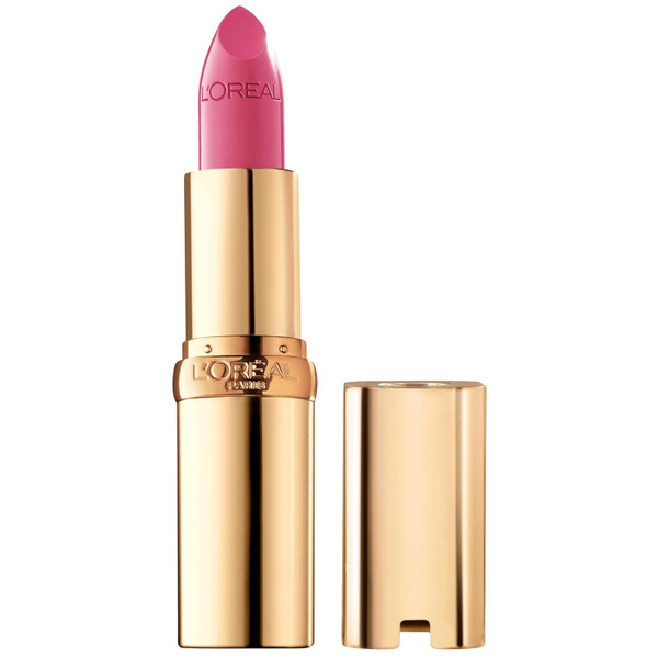 L'Oreal Paris Colour Riche Original Satin Lipstick for Moisturized Lips, Pink Flamingo - 0.13 oz