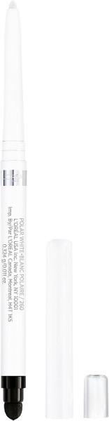 L'ORÉAL PARIS Infallible Grip Mechanical Gel Makeup Eyeliner, 260 Polar White - 0.01 oz