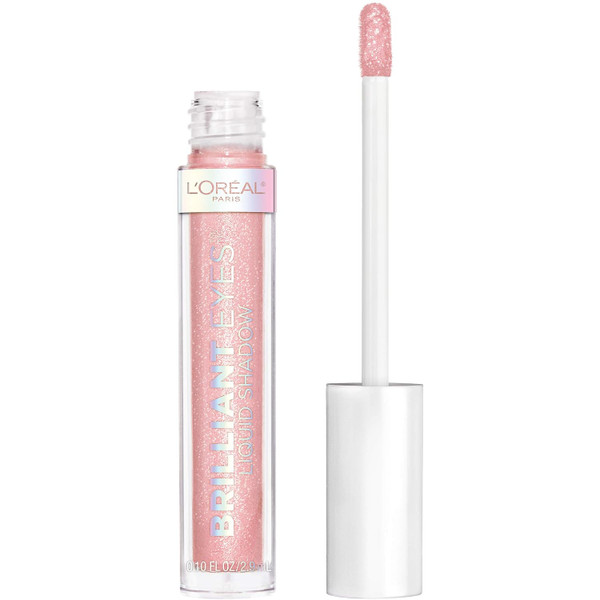 L'ORÉAL PARIS Brilliant Eyes Shimmer Liquid Eye Shadow Makeup, 415 Blush Jewel - 0.1 oz