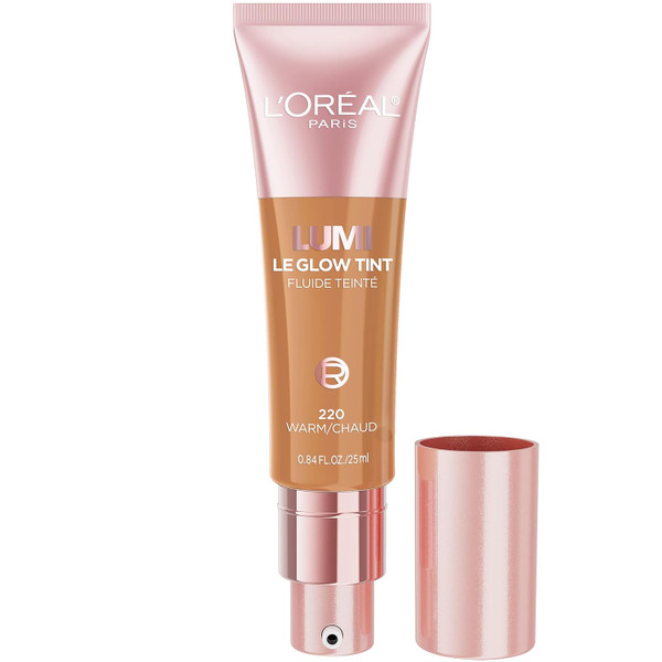 L'Oreal Paris Lumi Le Glow Tint Liquid Skin Tint 220 Warm - 1 Ct