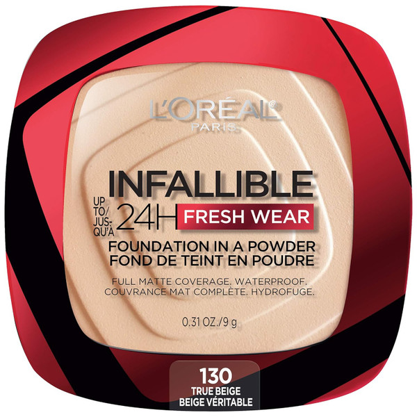 L'Oreal Paris Infallible 24 Hour Fresh Wear Foundation, Lightweight, True Beige - 1 oz