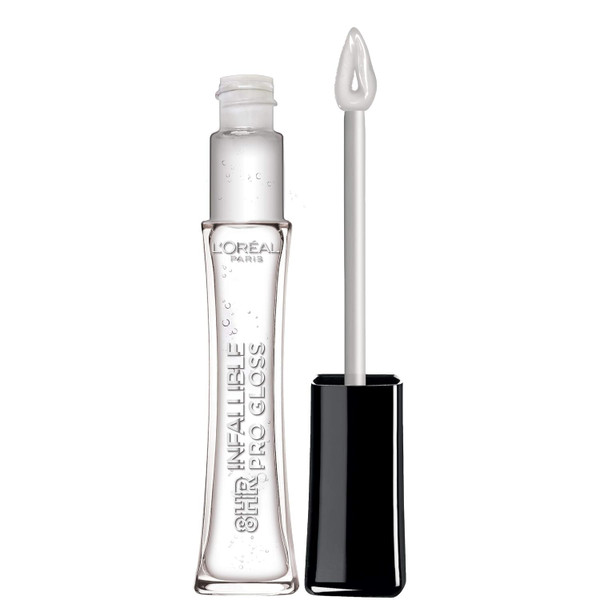 L'Oreal Paris Infallible 8 Hour Pro Lip Gloss, hydrating finish, Crystal Glass - 0.21 fl oz