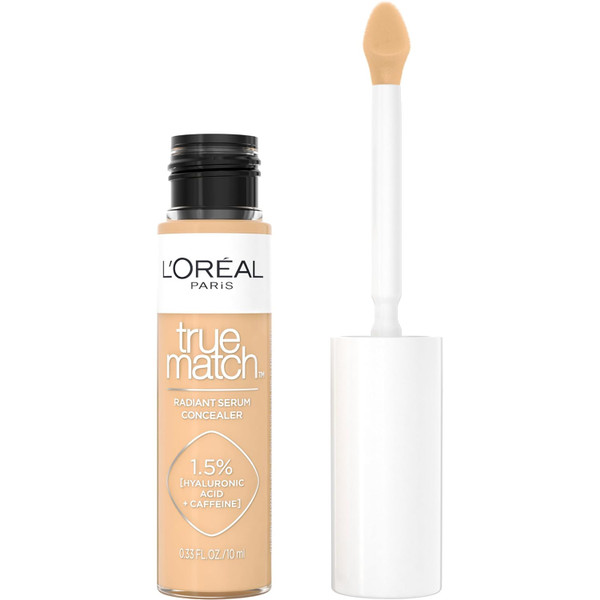 L'OREAL PARIS True Match Radiant Serum Concealer with Hyaluronic Acid, W5 Medium - 0.33 fl oz