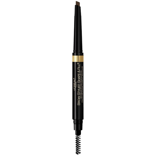 L'OREAL PARIS Brow Stylist Shape & Fill Mechanical Eye Brow Makeup Pencil, 420 Dark Brunette - 0.008 oz