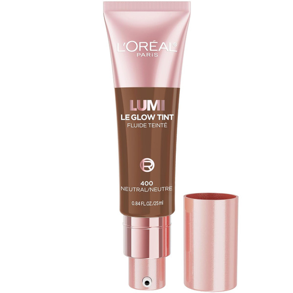L'Oreal Paris Lumi Le Glow Tint Liquid Skin Tint 400 Neutral - 1 Ct