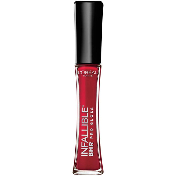 L'Oreal Paris Infallible 8 Hour Pro Lip Gloss, hydrating finish, Red Fatale - 0.21 fl oz