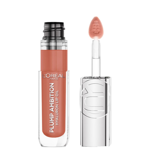 L'Oreal Paris Plump Ambition Hyaluron Plumping Lip Gloss Latte Glace - 1 Ct