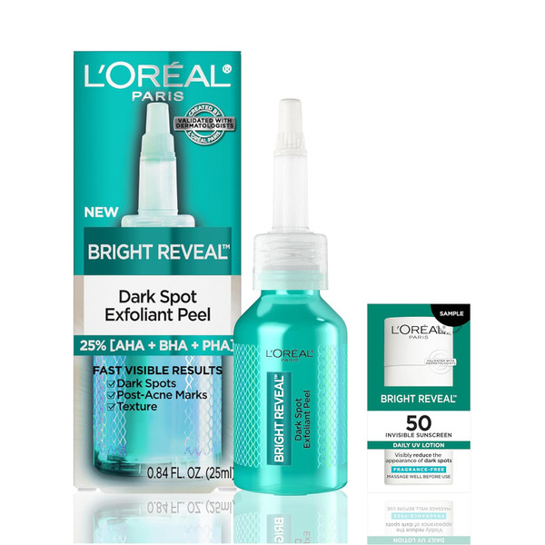 L'Oreal Paris Bright Reveal Dark Spot Exfoliant Peel - 0.84 fl oz