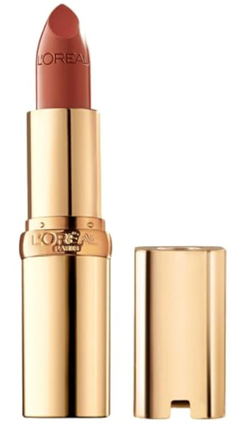 L'Oreal Paris Colour Riche Original Satin Lipstick for Moisturized Lips, Brazil Nut - 0.13 oz