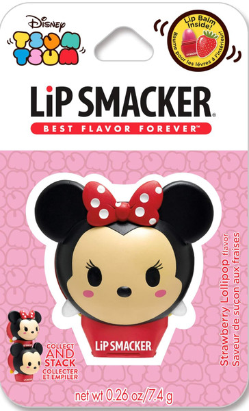 Lip Smacker Disney Tsum Tsum Lip Balm Minnie Strawberry Lollipop - 1 Ct