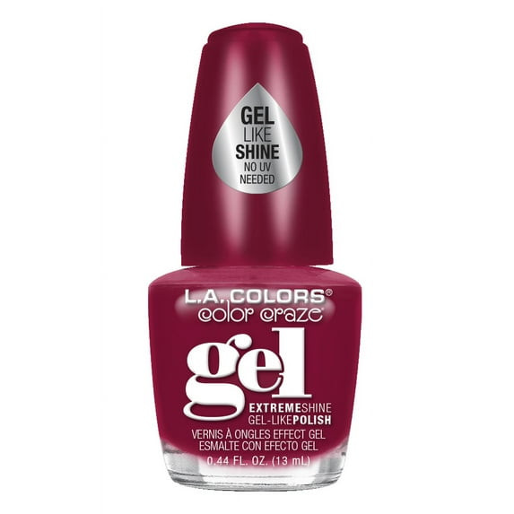 L.A. Colors Color Craze Extreme Shine Gel Nail Polish Vampy - 0.44 fl oz