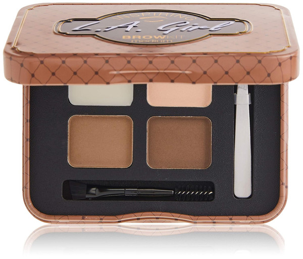 L.A. Girl Inspiring Brow Palette Medium and Marvelous - 1 Ct