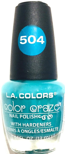 L.A. Colors Color Craze Nail Polish Sea Foam - 0.44 fl oz