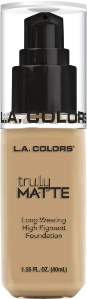 L.A. Colors Truly Matte Foundation, CLM 352 Natural - 1 Ct