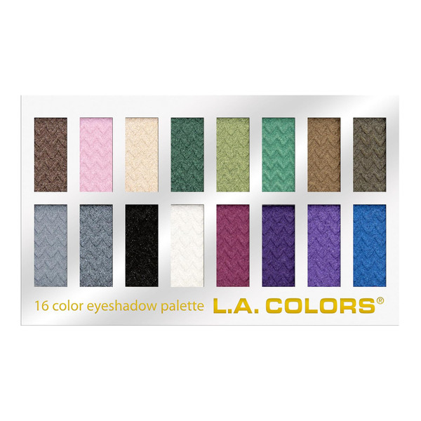 L.A. Colors 16 Color Eyeshadow Palette Smokin' - 1 Ct