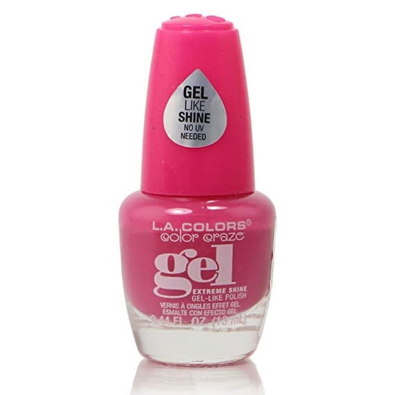 L.A. Colors Color Craze Extreme Shine Gel Nail Polish Socialite - 0.44 fl oz
