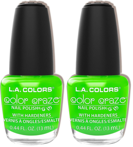 L.A. Colors Color Craze Nail Polish Mint Cocktail - 0.44 fl oz