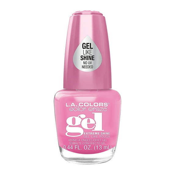 L.A. Colors Color Craze Gel Nail Polish Girl Talk - 0.44 Fl Oz