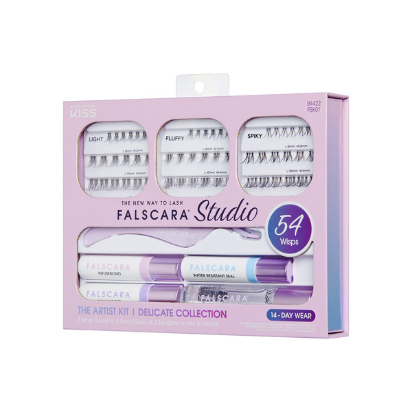 KISS FALSCARA Studio Lash Extension Starter Kit Delicate - 1 Ct