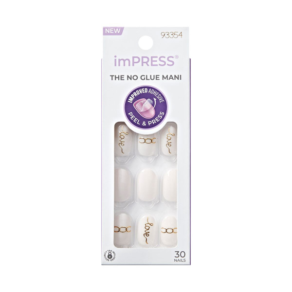 KISS ImPRESS Press on Nails Cupid Heart - 1 Ct