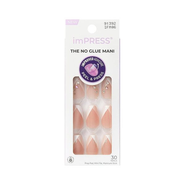 KISS ImPRESS Modern French Press on Nails Glimpse - 1 Ct