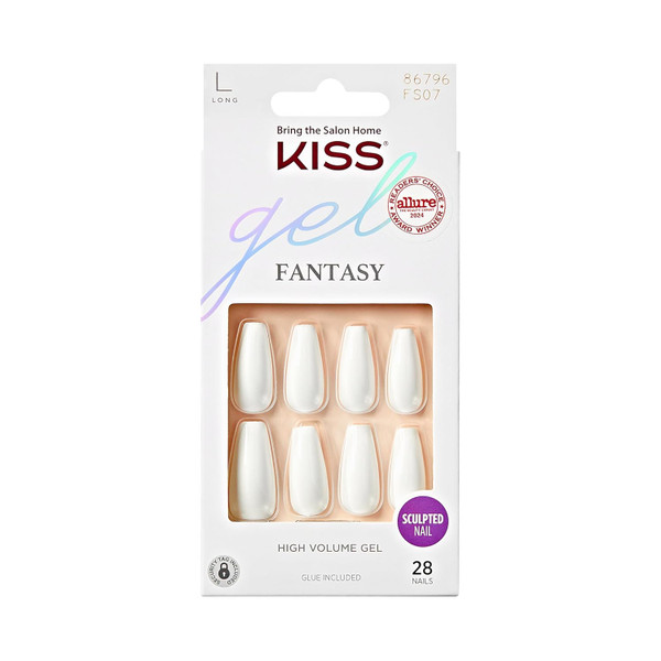 KISS Gel Fantasy Sculpted Nails True Color - 1 Ct