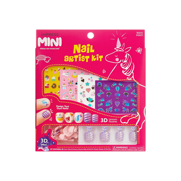 KISS imPRESS Press-On Manicure Mini Kids' Nail Artist Kit - 1 Ct