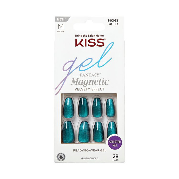 KISS Gel Fantasy Magnetic Nails Chameleon - 1 Ct