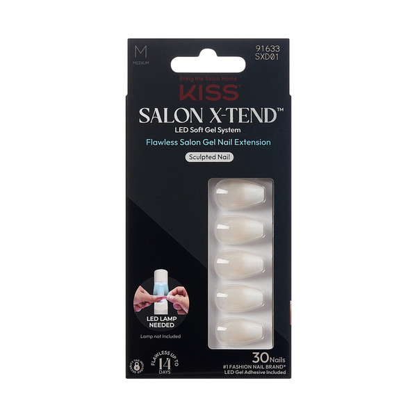 KISS Salon X-tend Design Press On Nails Words - 1 Ct