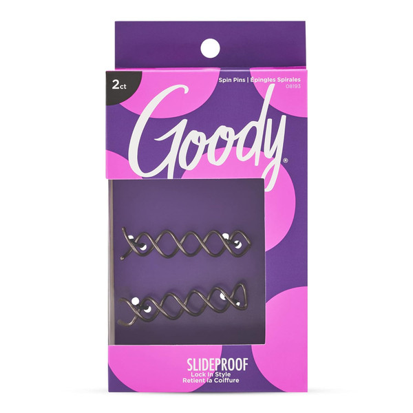 Goody Simplestyles Mini Spin Pin - 2 Ct