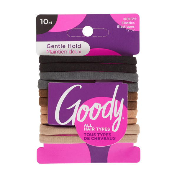 Goody Ouchless Seamless Hair Elastics Assorted - 10 Ct