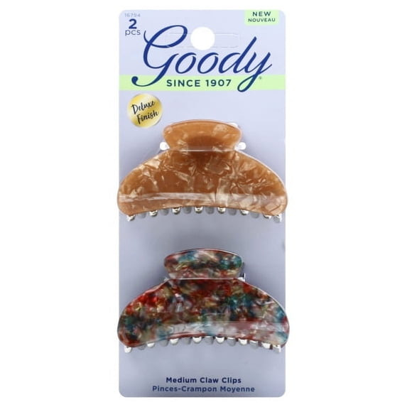 Goody Glam Mini Claw Clips Assorted Colors - 12 Ct