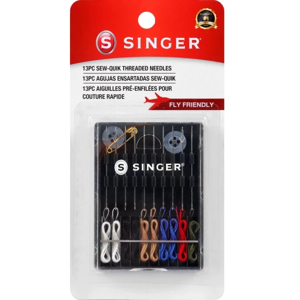 SINGER Sew-Quik Threaded Hand Needle Kit - 1 Ct