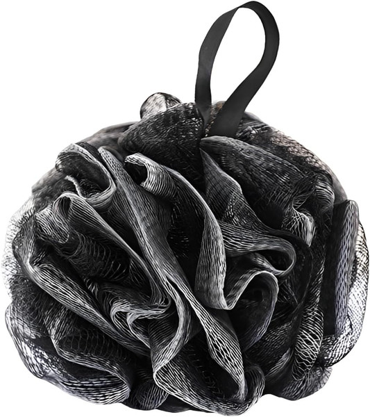 SJ Spa Shower & Bath Puff Gray - 1 Ct