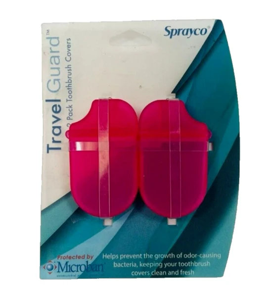Sprayco Microban Toothbrush Covers Assorted - 2 pack