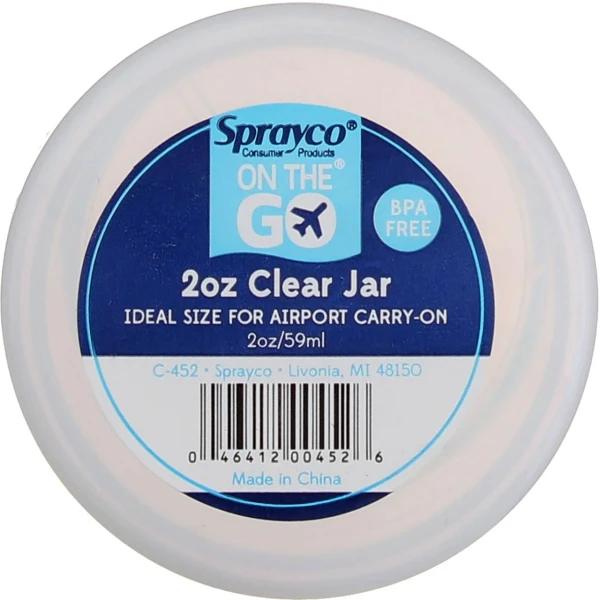 Sprayco On The Go Travel Jar - 2 oz