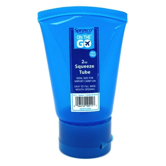 Sprayco Travel Tube Squeeze, Assorted Colors - 2 oz