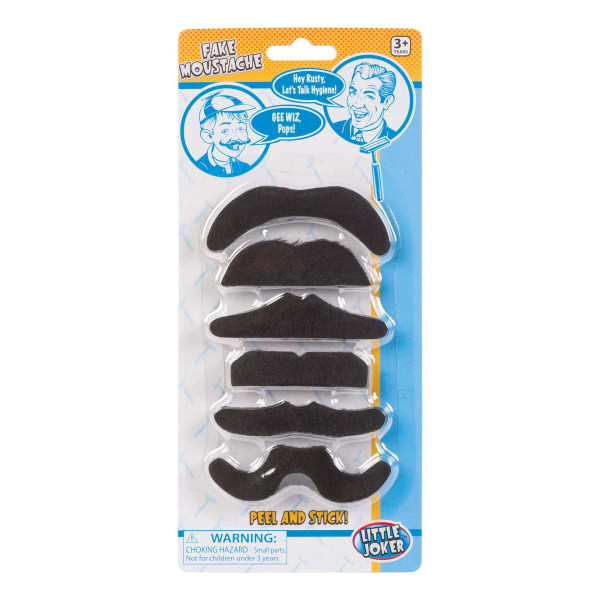 Toysmith Fake Moustaches - 1 Ct
