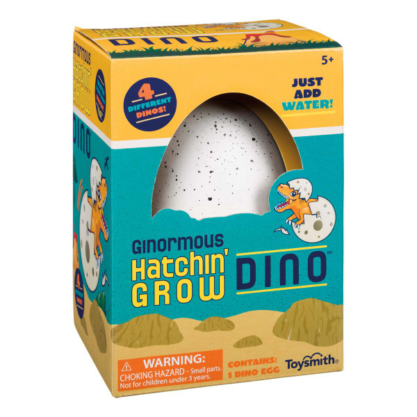 Toysmith Ginormous Hatchin' Grow Dino Egg - 1 Ct