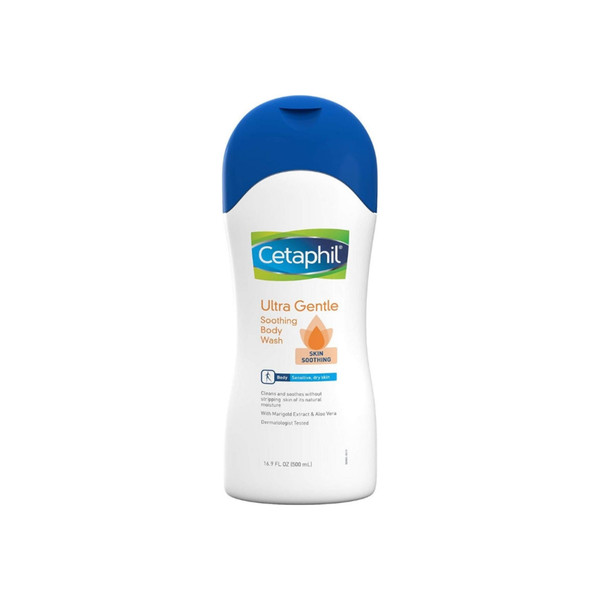 Cetaphil Ultra Gentle Body Wash, Skin Soothing, 16.9 Oz