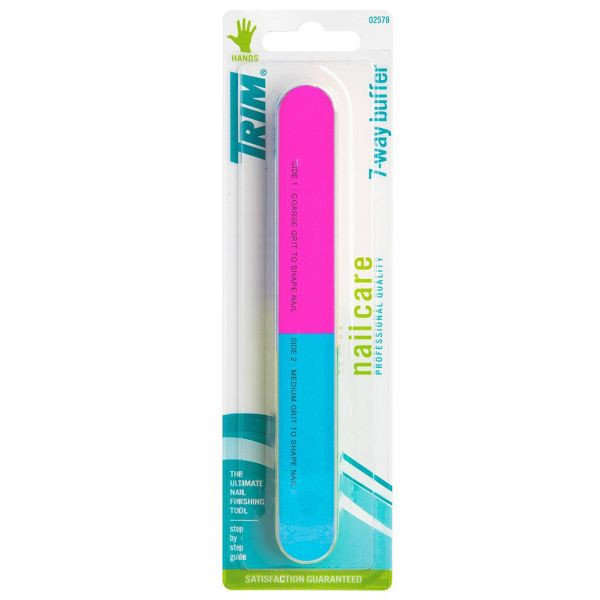 Trim 7-Way Color-Coded Nail Finishing Buffer - 1 Ct