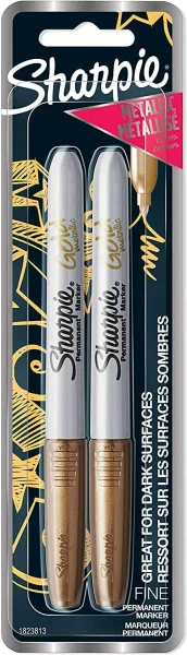 Sharpie Metallic Fine Permanent Marker  - 2 Ct