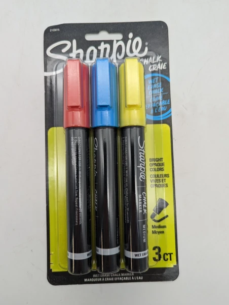 Sharpie Wet Erase Chalk Marker  - 3 ct